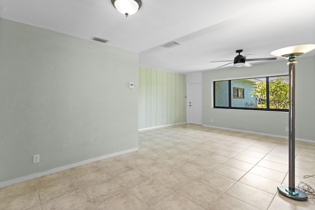 1821 N 50th Ave, Hollywood, FL 33021 - spare room with ceiling fan and baseboards