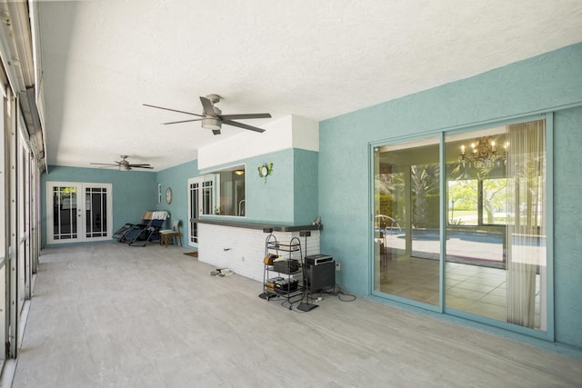 1821 N 50th Ave, Hollywood, FL 33021 - sunroom / solarium with a chandelier