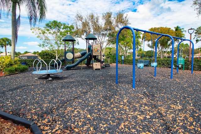 view of communal playground