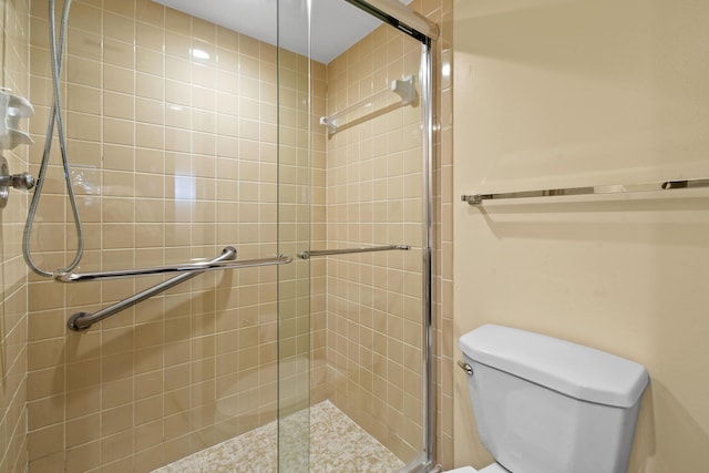 4640 Lucerne Lakes Blvd Unit 306, Lake Worth, FL 33467 - full bathroom featuring a stall shower and toilet