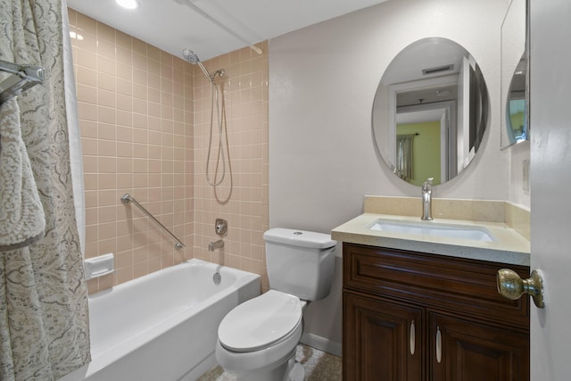 4640 Lucerne Lakes Blvd Unit 306, Lake Worth, FL 33467 - full bathroom featuring shower / tub combo, vanity, and toilet