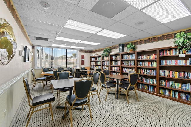 4640 Lucerne Lakes Blvd Unit 306, Lake Worth, FL 33467 - carpeted office featuring a drop ceiling and baseboards