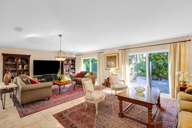 view of living room