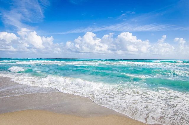 water view with a beach view