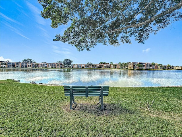 view of water feature