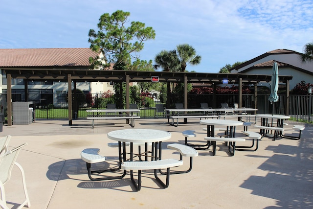3371 Jog Park Dr, Greenacres, FL 33467 - view of property's community with a patio area