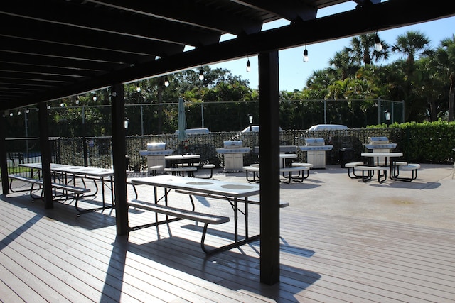 3371 Jog Park Dr, Greenacres, FL 33467 - view of wooden terrace
