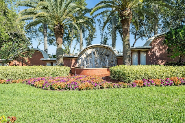 7087 Lombardy St, Boynton Beach, FL 33472 - community sign featuring a yard