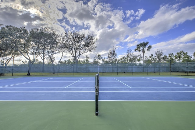 view of sport court