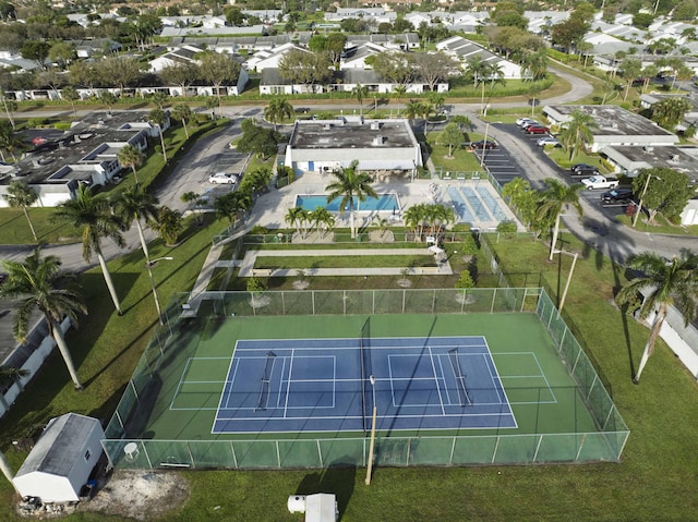 birds eye view of property featuring a residential view