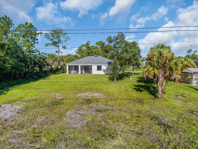 604 Lake Ave, Lehigh Acres, FL 33972 - view of yard