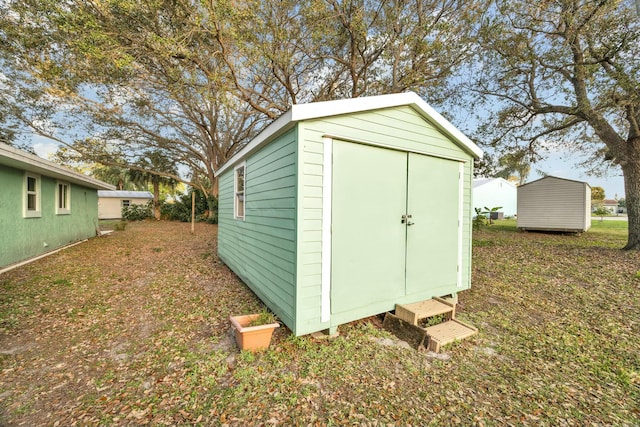 view of outbuilding