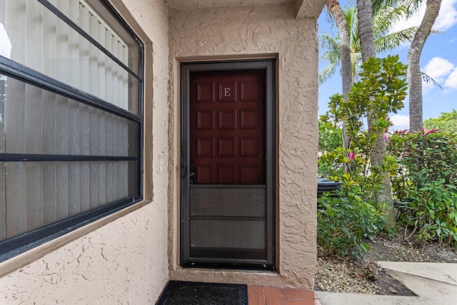 view of entrance to property