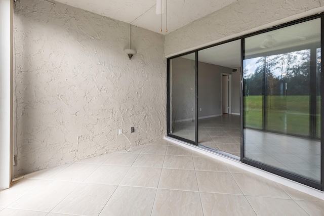 interior space with tile patterned flooring