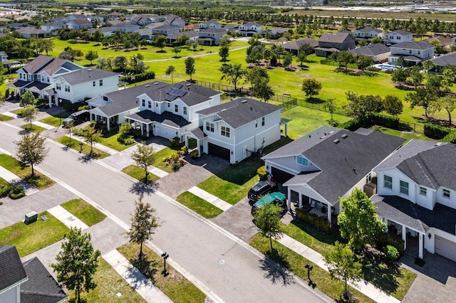 drone / aerial view featuring a residential view