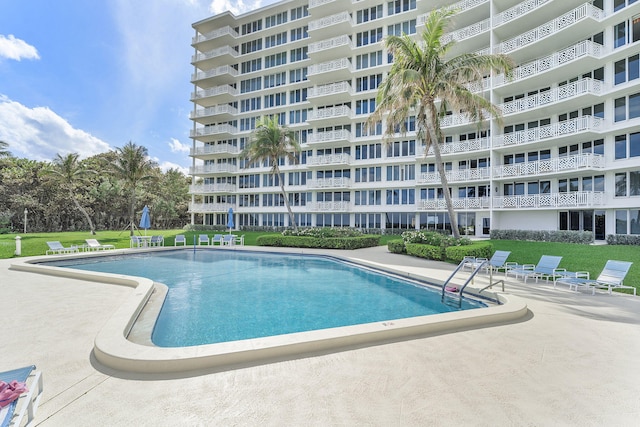 view of community pool