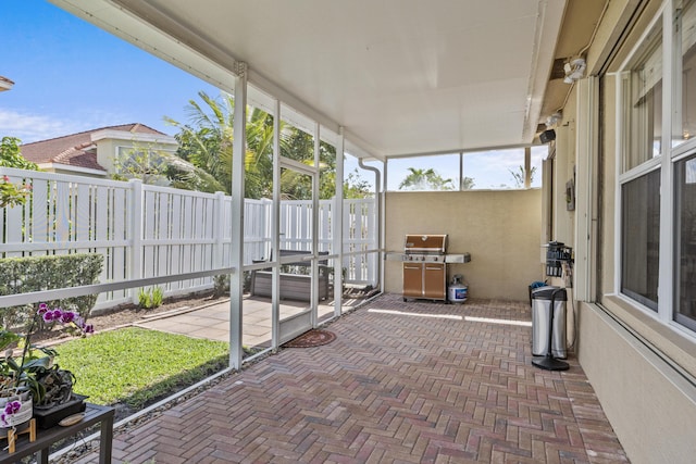 3036 Calle Valencia, West Palm Beach, FL 33409 - view of unfurnished sunroom