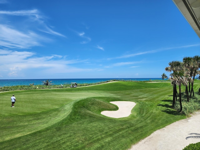 2773 S Ocean Blvd Unit 3140, Palm Beach, FL 33480 - surrounding community with golf course view and a water view
