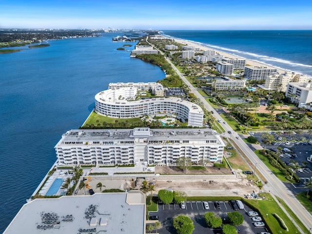 2773 S Ocean Blvd Unit 3140, Palm Beach, FL 33480 - bird's eye view featuring a water view