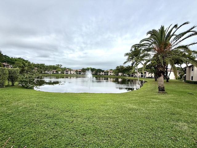 view of water feature