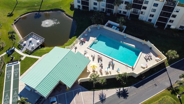 2400 S Ocean Dr Unit 2328, Fort Pierce, FL 34949 - drone / aerial view with a water view