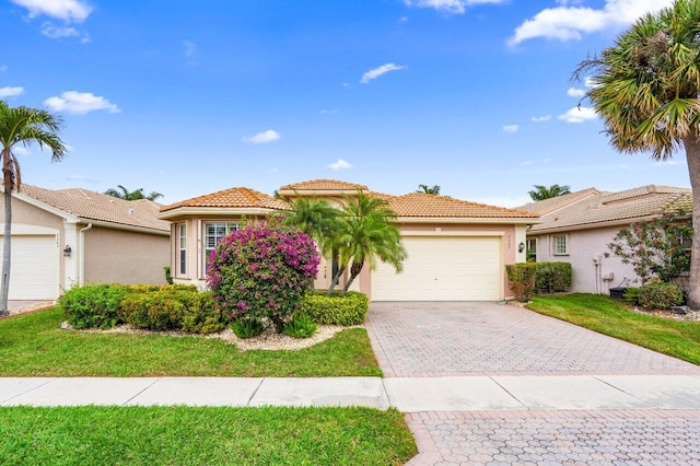 7357 Marbella Echo Dr, Delray Beach, FL 33446 - view of front of home with a garage