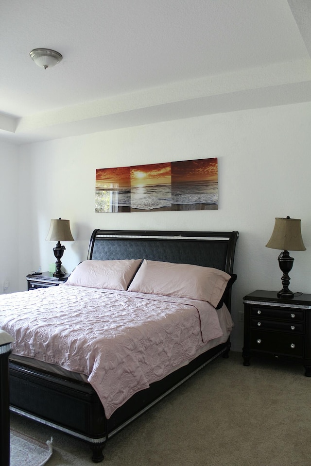 bedroom featuring carpet flooring