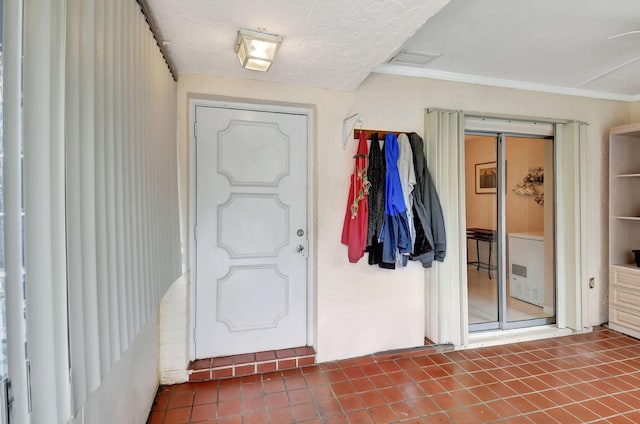 entrance to property featuring visible vents