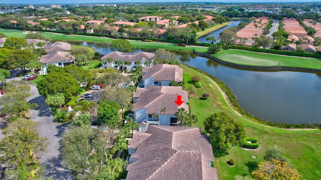 15334 Strathearn Dr Unit 12104, Delray Beach, FL 33446 - view of property location featuring nearby suburban area, a nearby body of water, and a local golf course