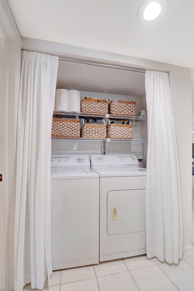 15334 Strathearn Dr Unit 12104, Delray Beach, FL 33446 - laundry room with light tile patterned flooring and washer and dryer