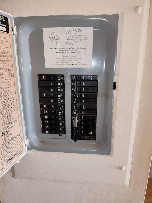 utilities with electric panel