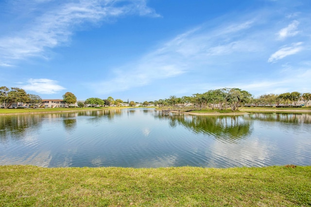 view of water feature