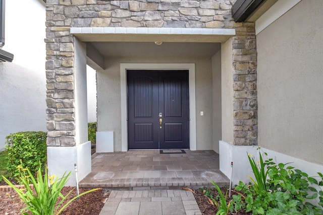 view of entrance to property