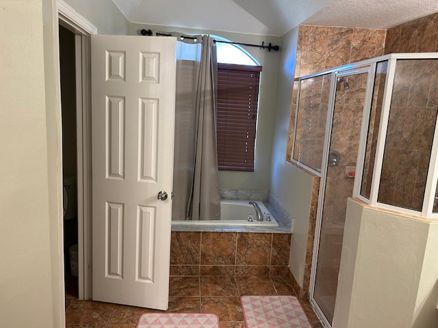 1732 SW Alegre St, Port Saint Lucie, FL 34953 - bathroom featuring tile patterned floors, a shower stall, and a garden tub