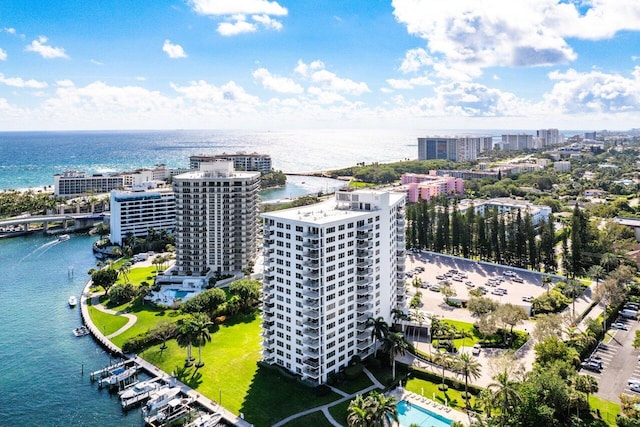 875 E Camino Real Unit 7E, Boca Raton, FL 33432 - aerial view with a water view