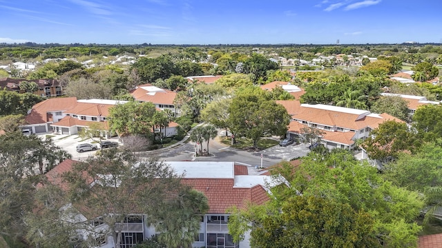 drone / aerial view featuring a residential view