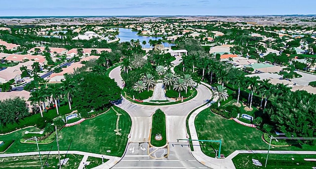 9765 Bowline Dr Unit 201, West Palm Beach, FL 33411 - birds eye view of property featuring a water view