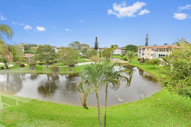 view of water feature