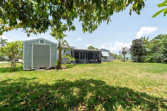 306 Fernandina St, Fort Pierce, FL 34949 - view of yard with a sunroom