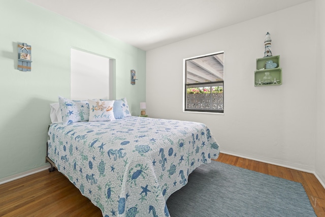 306 Fernandina St, Fort Pierce, FL 34949 - bedroom with wood finished floors and baseboards