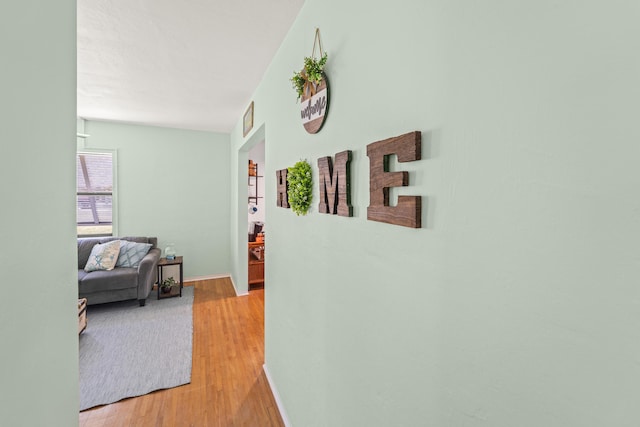 306 Fernandina St, Fort Pierce, FL 34949 - corridor featuring light wood-type flooring and baseboards