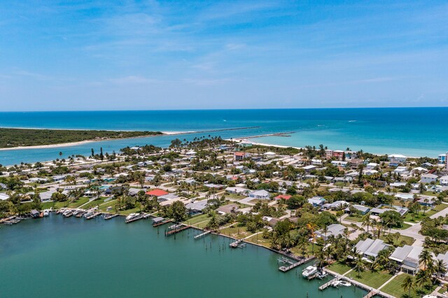 306 Fernandina St, Fort Pierce, FL 34949 - aerial perspective of suburban area featuring a large body of water