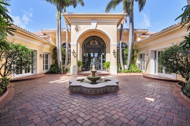 view of patio / terrace with french doors