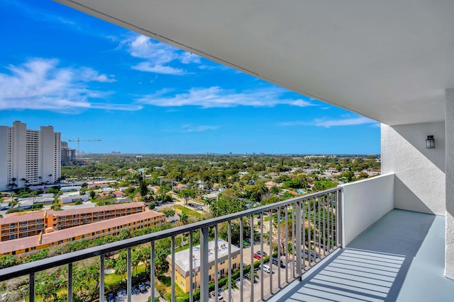 5600 N Flagler Dr Unit 1605, West Palm Beach, FL 33407 - view of balcony