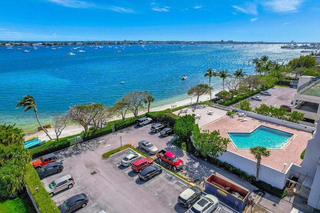 5600 N Flagler Dr Unit 1605, West Palm Beach, FL 33407 - aerial view featuring a water view