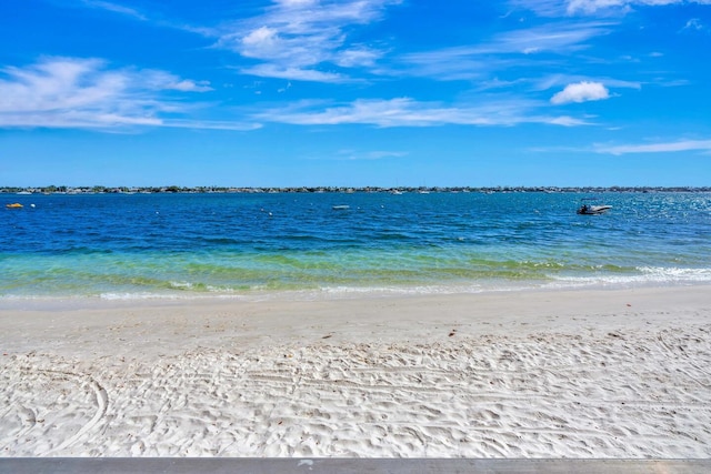 5600 N Flagler Dr Unit 1605, West Palm Beach, FL 33407 - property view of water featuring a view of the beach