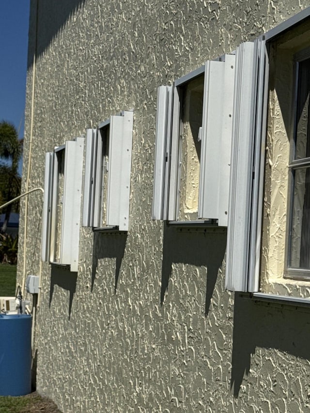 details with stucco siding