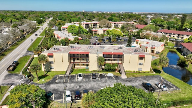 2050 Oleander Blvd Unit 1106, Fort Pierce, FL 34950 - drone / aerial view of apartment complex and a nearby body of water
