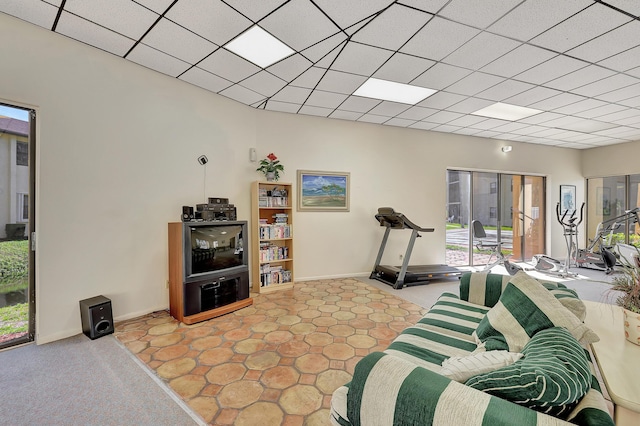 2050 Oleander Blvd Unit 1106, Fort Pierce, FL 34950 - living room featuring baseboards