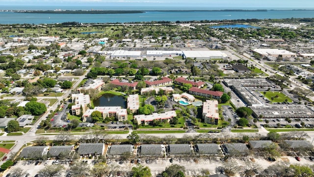 2050 Oleander Blvd Unit 1106, Fort Pierce, FL 34950 - aerial view of property and surrounding area with a large body of water